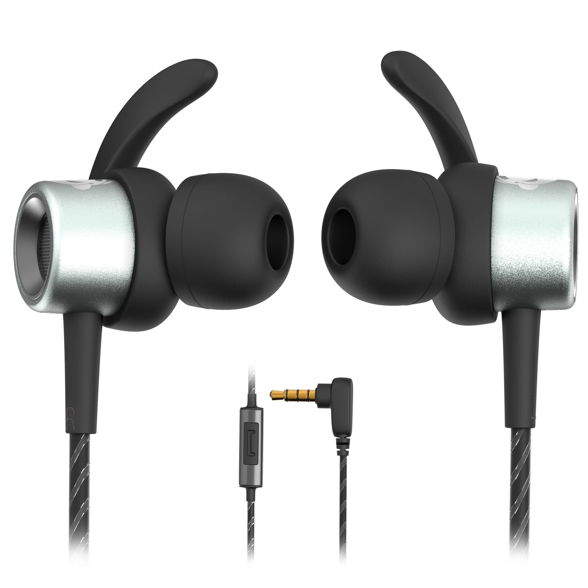 MINDBEAST Noise Cancelling Headphone in-Ear Wired Sport Earbuds - MINDBEAST